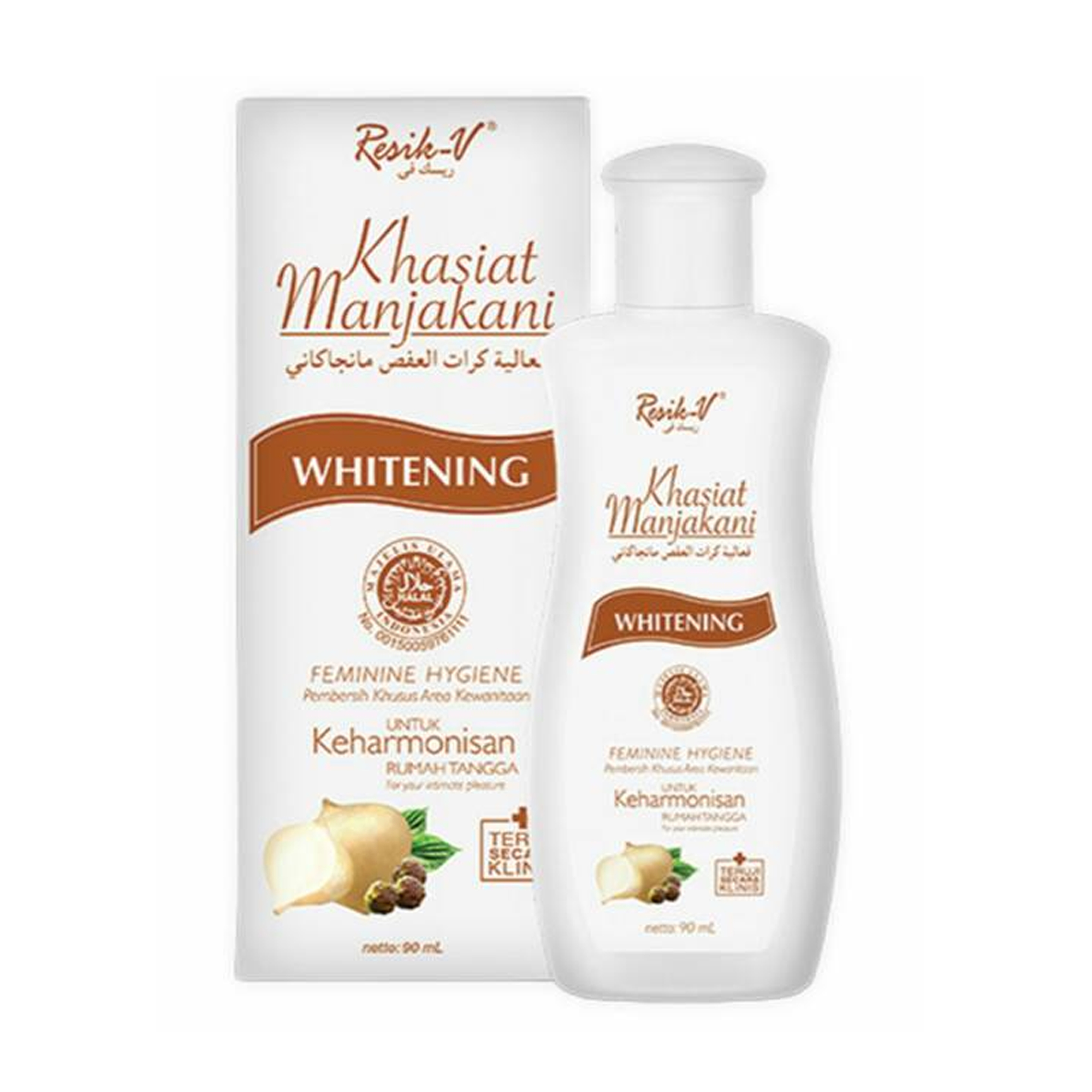 Resik-V Khasiat Manjakani Whitening 90ml | Gogobli