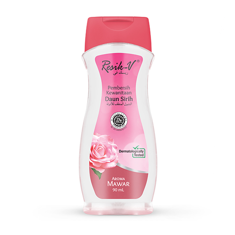 Resik-V Pembersih Kewanitaan Daun Sirih Mawar 90ml | Gogobli