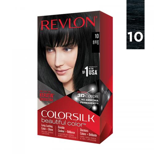 Revlon Hair Color Colorsilk 10 Black (ED: Jul 22) | Gogobli