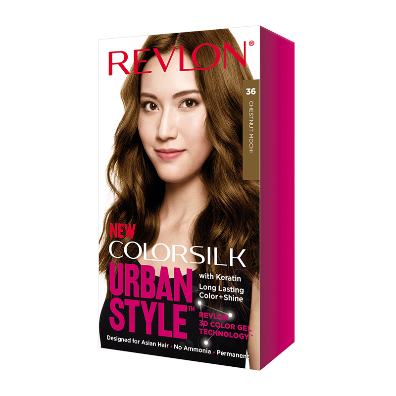 Revlon Hair Color New Colorsilk Urban Style 36 Chestnut Mochi | Gogobli