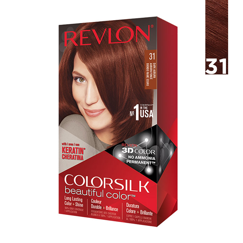 Revlon Hair Color Colorsilk 31 Dark Auburn | Gogobli