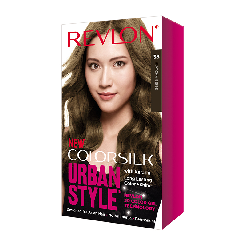 Revlon Hair Color New Colorsilk Urban Style 38 Matcha Beige | Gogobli