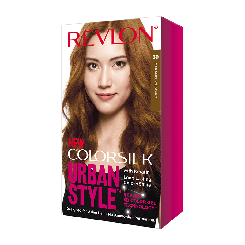 Revlon Hair Color New Colorsilk Urban Style 39 Caramel Custard | Gogobli