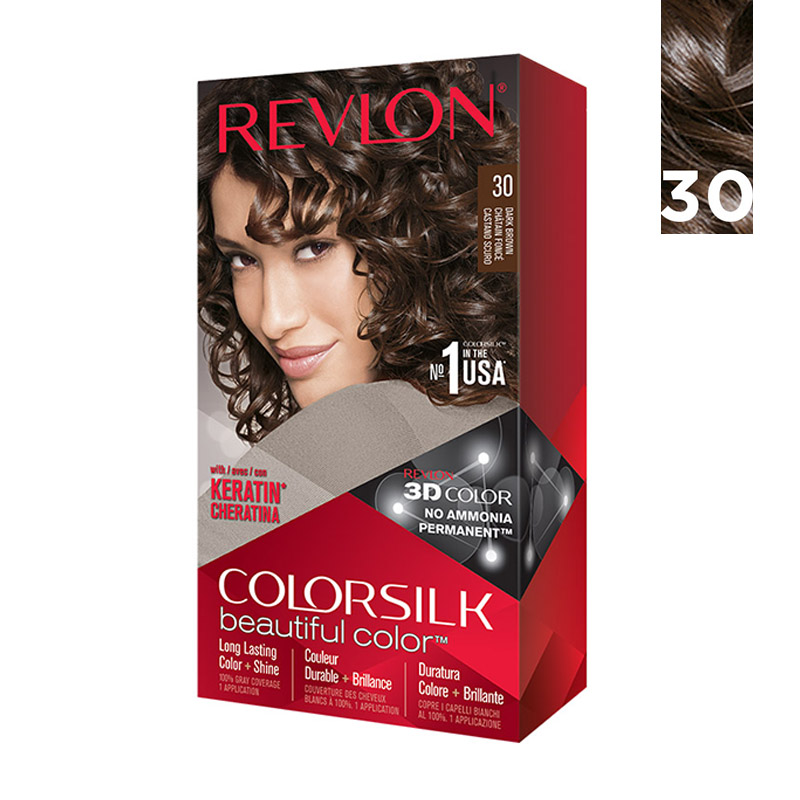 Revlon Hair Color Colorsilk 30 Dark Brown | Gogobli