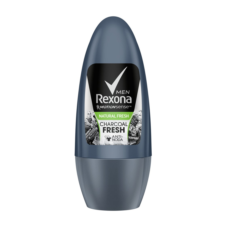 Rexona Men Deodorant Roll On Natural Fresh Charcoal Fresh 45ml | Gogobli