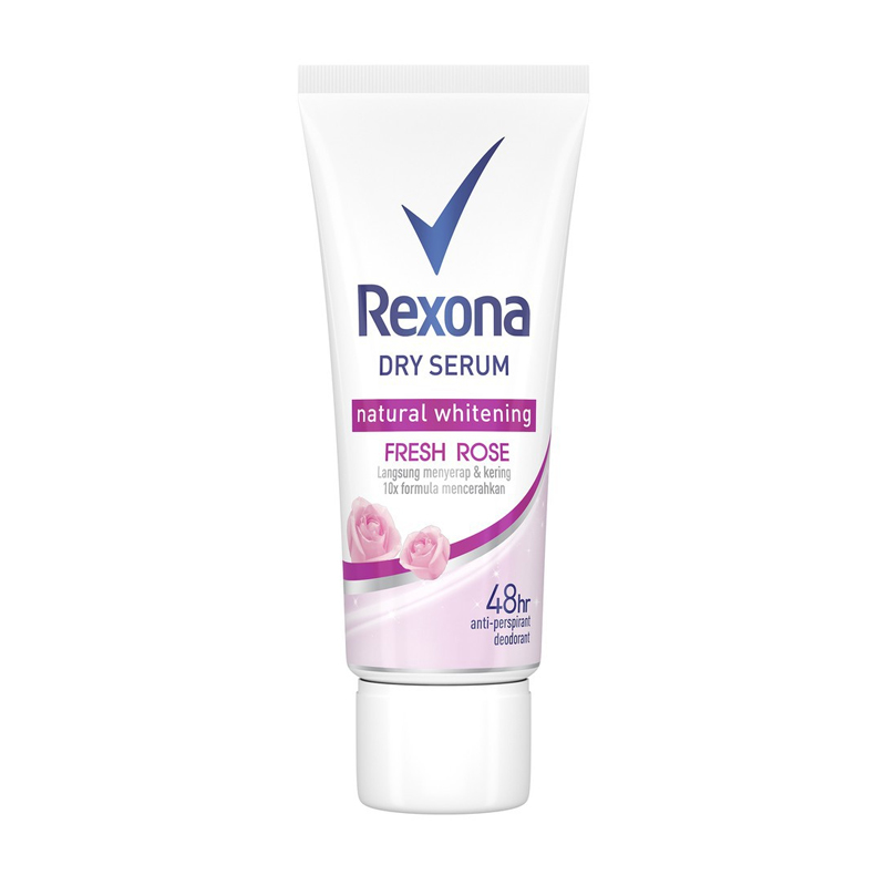 Rexona Dry Serum Natural Whitening Fresh Rose 50ml | Gogobli