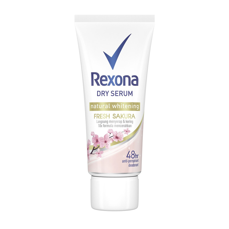 Rexona Dry Serum Natural Whitening Fresh Sakura 50ml | Gogobli
