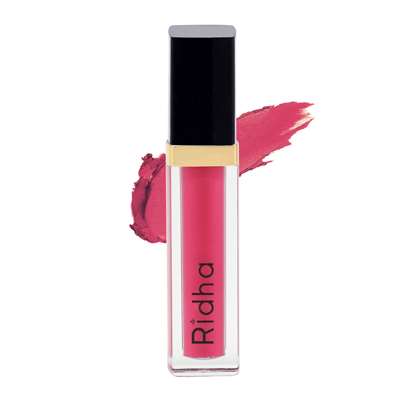 Ridha Liquid Matte Lipstick 201 Rose Blossom 3.5gr | Gogobli