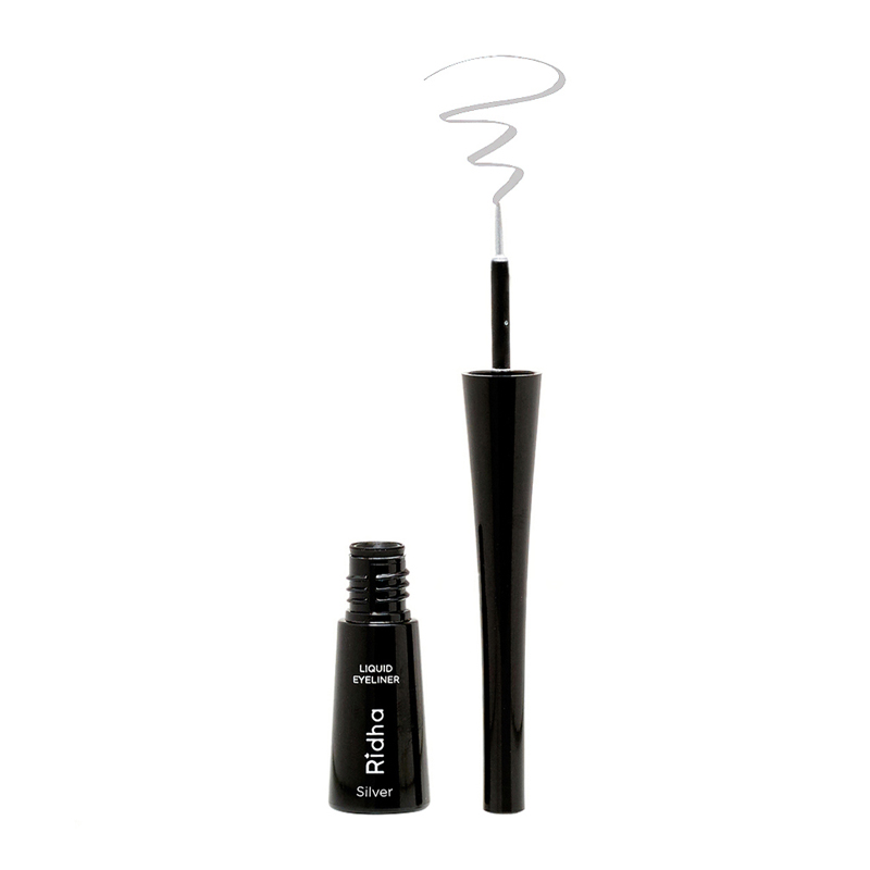 Ridha Eyeliner Liquid Silver 4gr | Gogobli