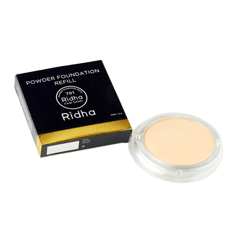 Ridha Foundation Powder 601 Fair Sand Refill | Gogobli