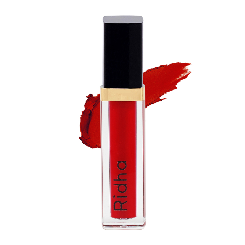 Ridha Liquid Matte Lipstick 205 Sour Cherry 3.5gr | Gogobli