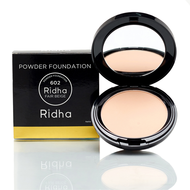 Ridha Foundation Powder 602 Fair Beige | Gogobli