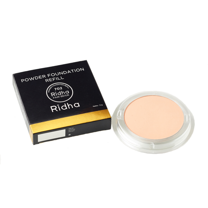 Ridha Foundation Powder 602 Fair Beige Refill | Gogobli