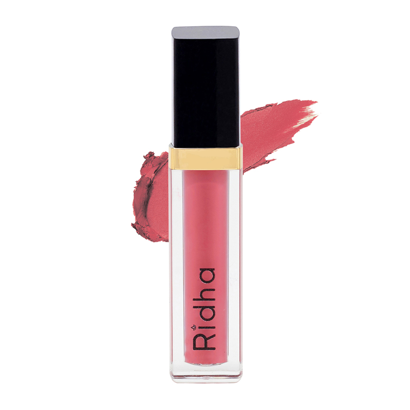 Ridha Liquid Matte Lipstick 203 Plum Rose 3.5gr | Gogobli