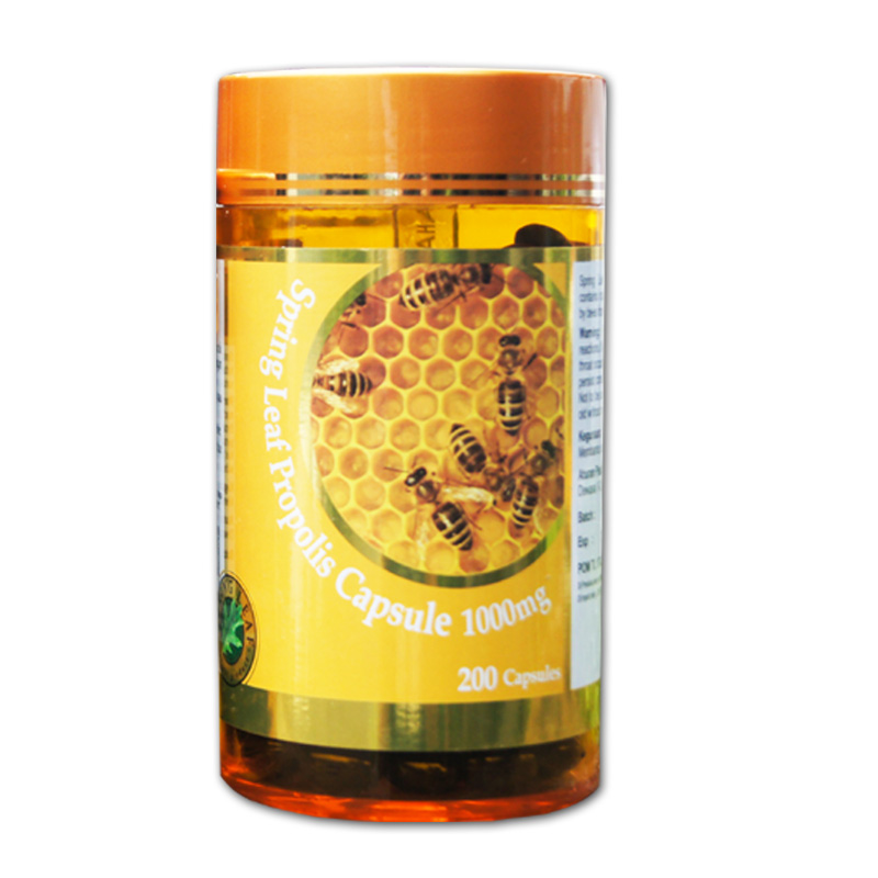 Spring Leaf Propolis (200 Kapsul @1000mg) | Gogobli