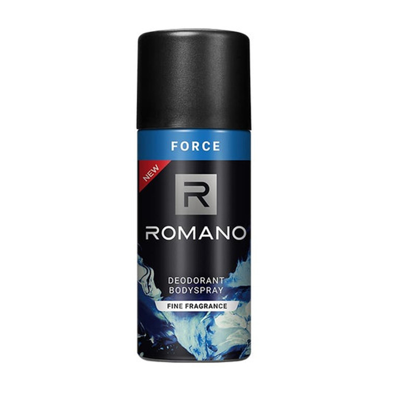 Romano Deodorant Body Spray Fine Fragrance Force 150ml | Gogobli