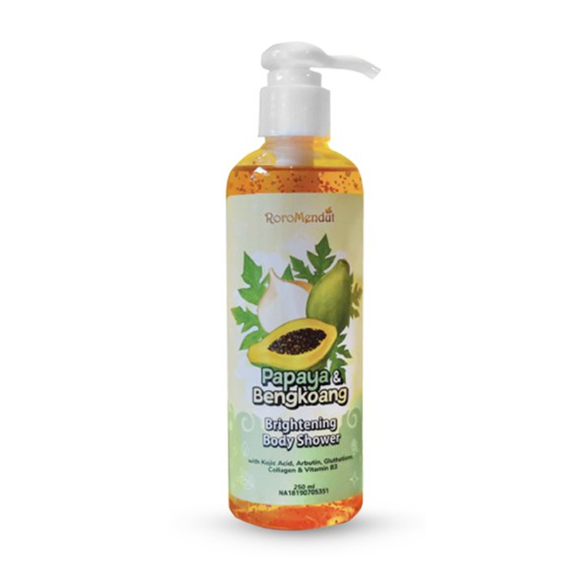Roro Mendut Brightening Body Shower Papaya And Bengkoang 250ml | Gogobli