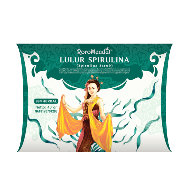 Roro Mendut Lulur Spirulina 40gr | Gogobli