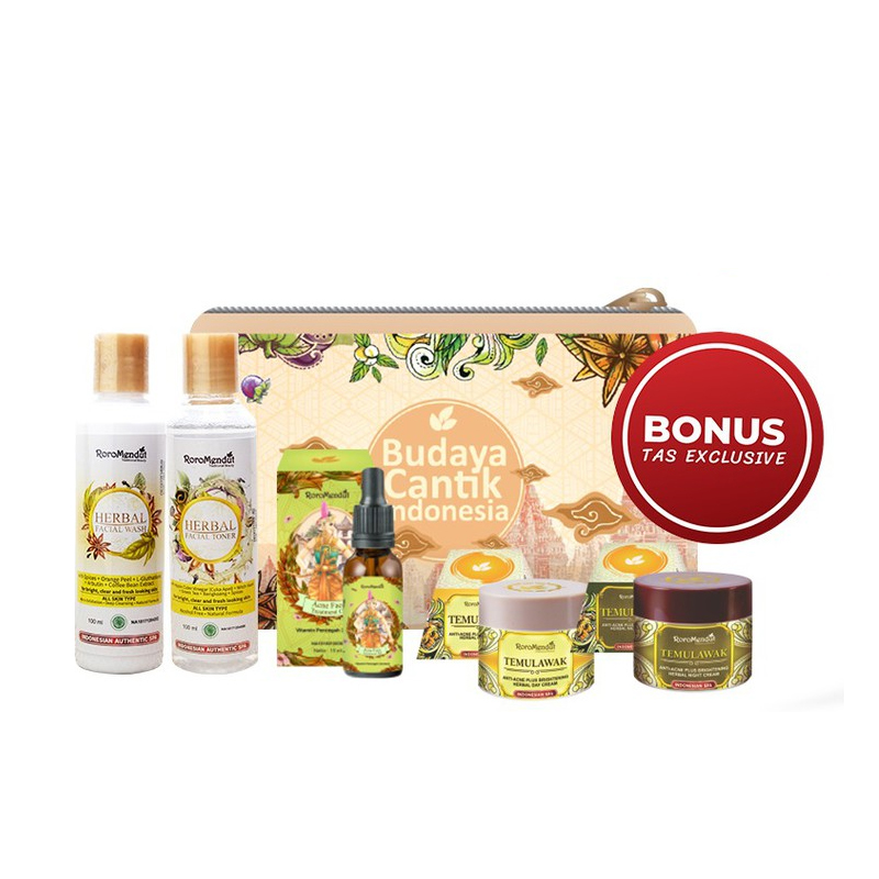 Roro Mendut Paket Exclusive Temulawak For Anti Acne | Gogobli