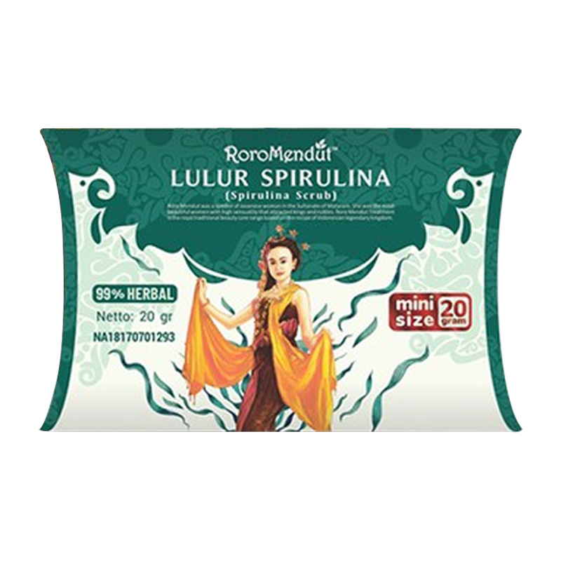 Roro Mendut Lulur Spirulina 20gr | Gogobli