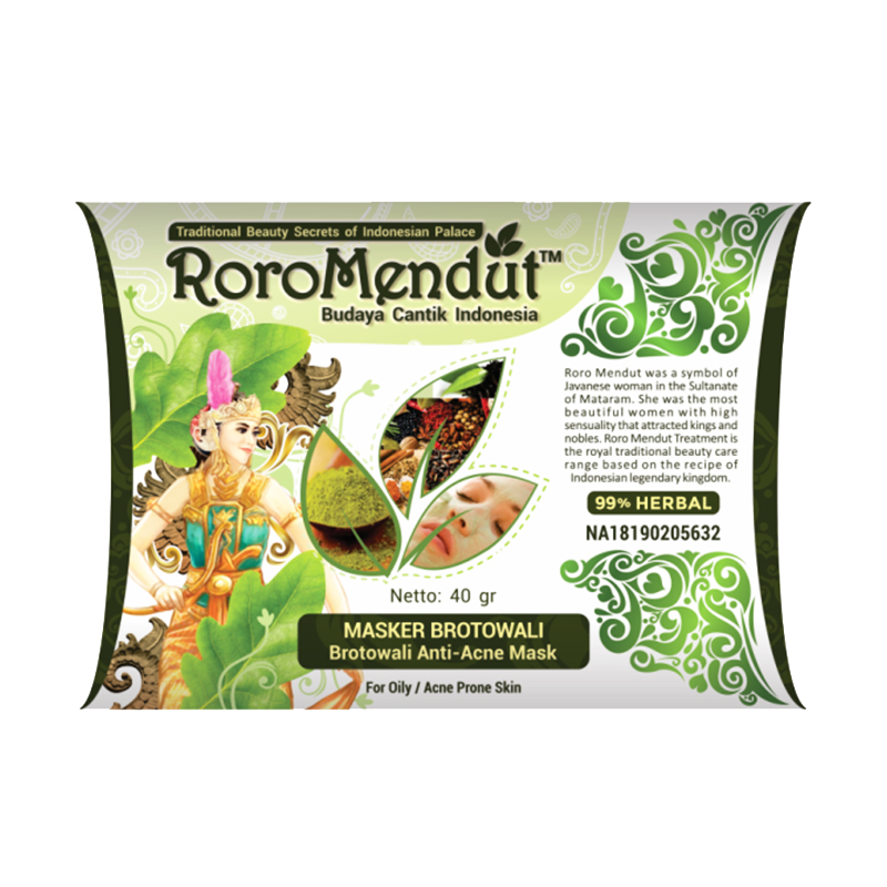 Roro Mendut Masker Anti Acne Brotowali 40gr | Gogobli