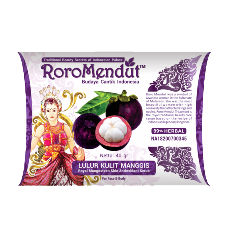 Roro Mendut Lulur Antioxidant Kulit Manggis 40gr | Gogobli