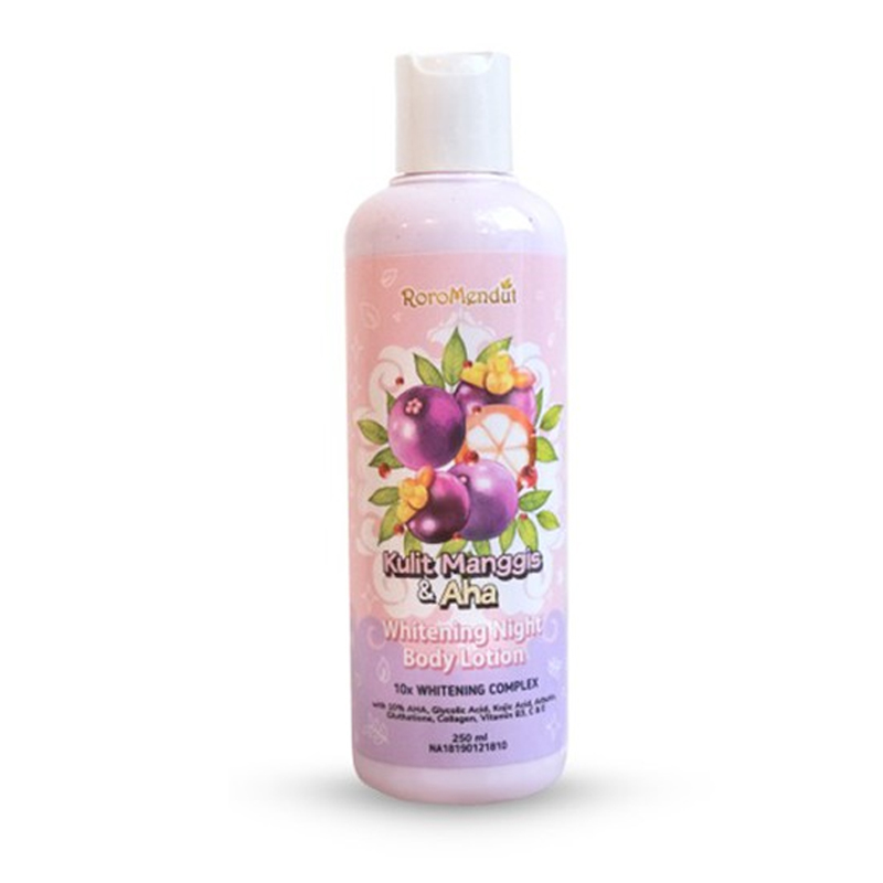 Roro Mendut Whitening Body Lotion Kulit Manggis With AHA 250ml | Gogobli