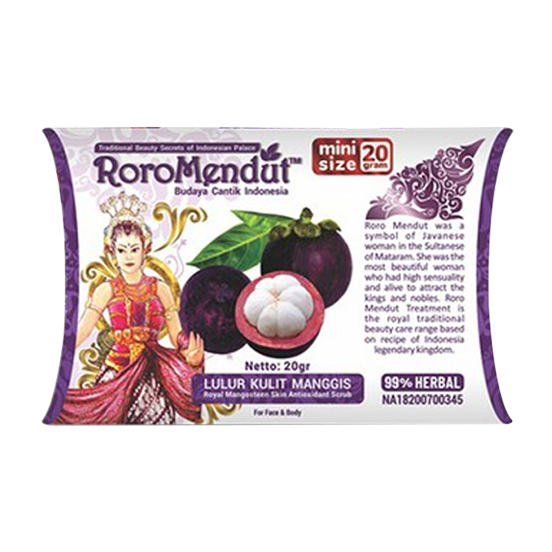 Roro Mendut Lulur Antioxidant Kulit Manggis 20gr | Gogobli