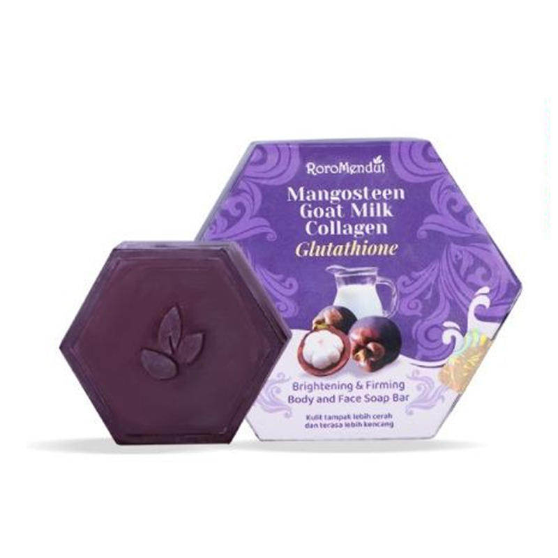 Roro Mendut Face And Body Soap Bar Mangosteen Goat Milk 50gr | Gogobli