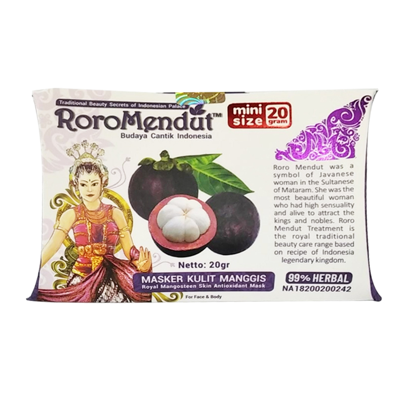 Roro Mendut Masker Antioxidant Kulit Manggis 20gr | Gogobli