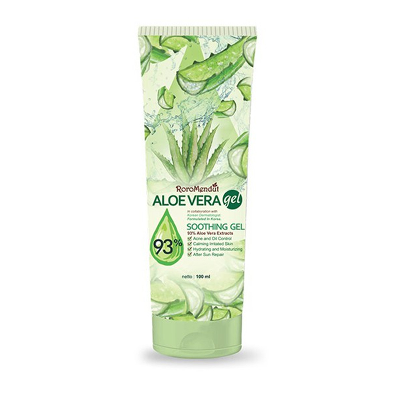 Roro Mendut Aloe Vera Soothing Gel (93%) 100ml | Gogobli