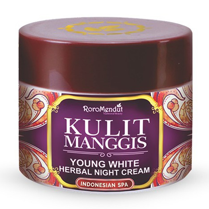 Roro Mendut Young White Herbal Night Cream Kulit Manggis 15gr | Gogobli