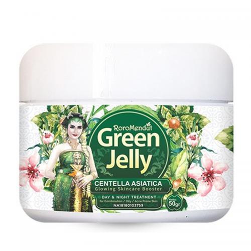 Roro Mendut Glowing Skincare Booster Green Jelly Centella Asiatica 50gr | Gogobli