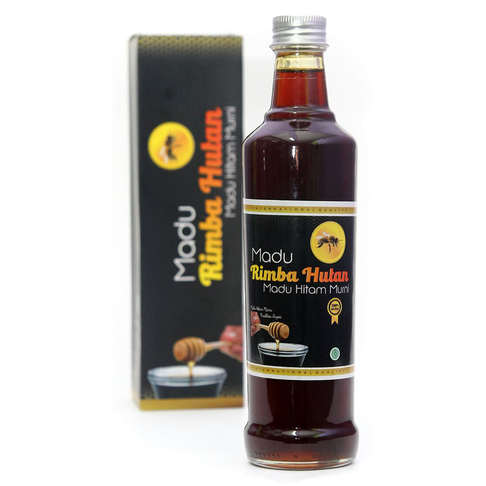 Rumah Herbalku Madu Pahit Hitam Murni Rimba Hutan 500gr | Gogobli