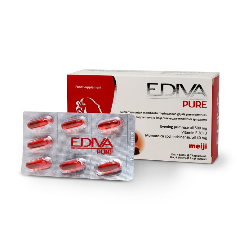 Ediva Pure (4 Blister X 7 Kapsul Lunak) | Gogobli