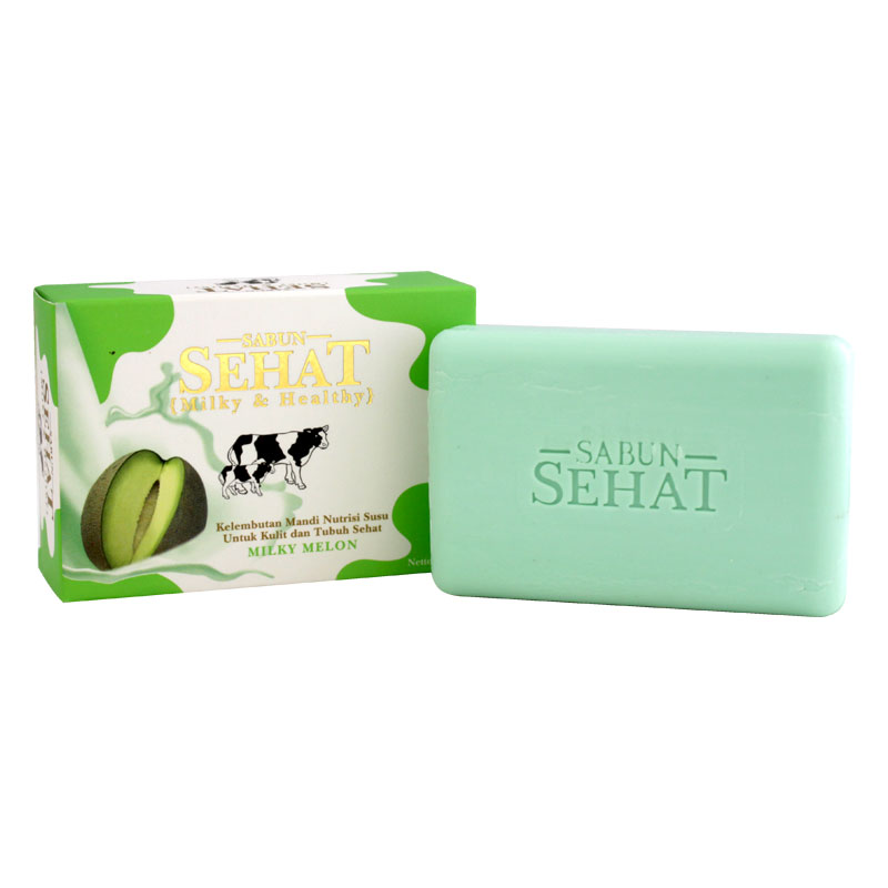 Sabun Sehat Milky Bar Soap Melon 100gr (3 pcs) Gogobli