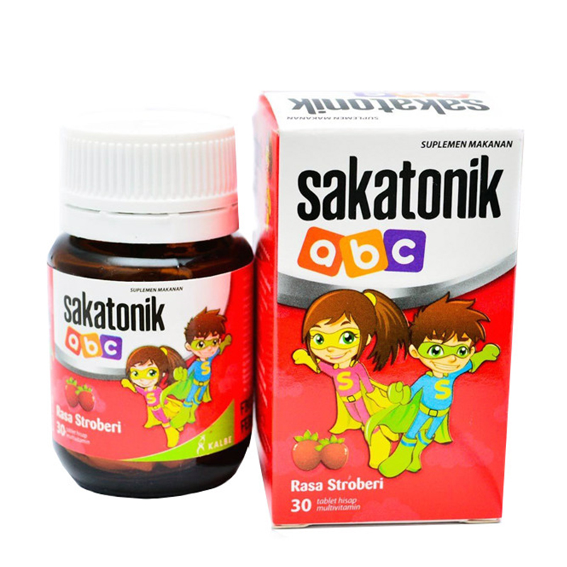 Sakatonik Abc Strawbery 30Tab | gogobli