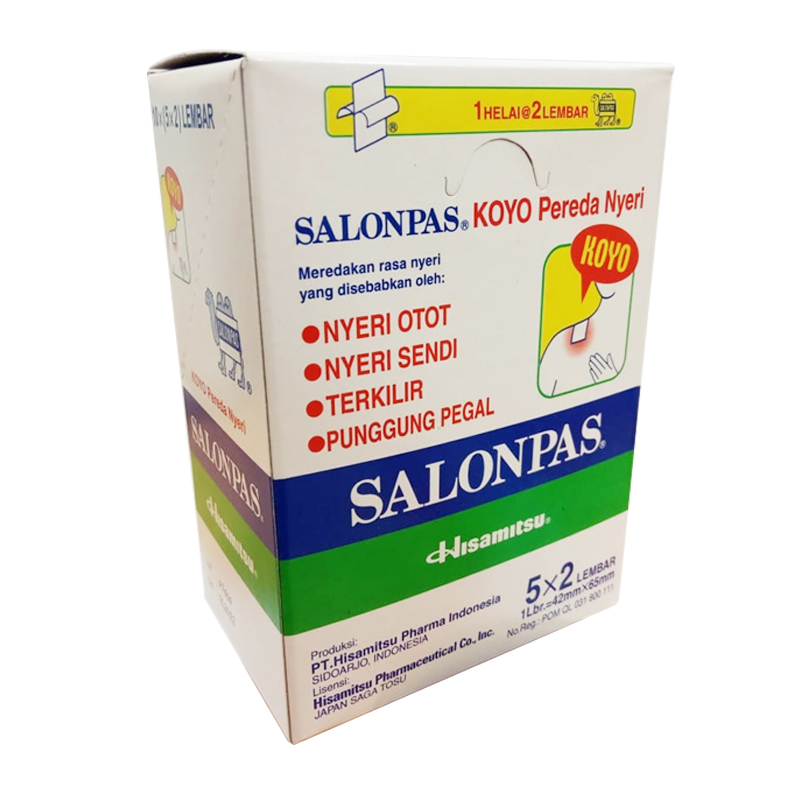 Salonpas Super 5x2 (Box Isi 10 Sachet) | Gogobli