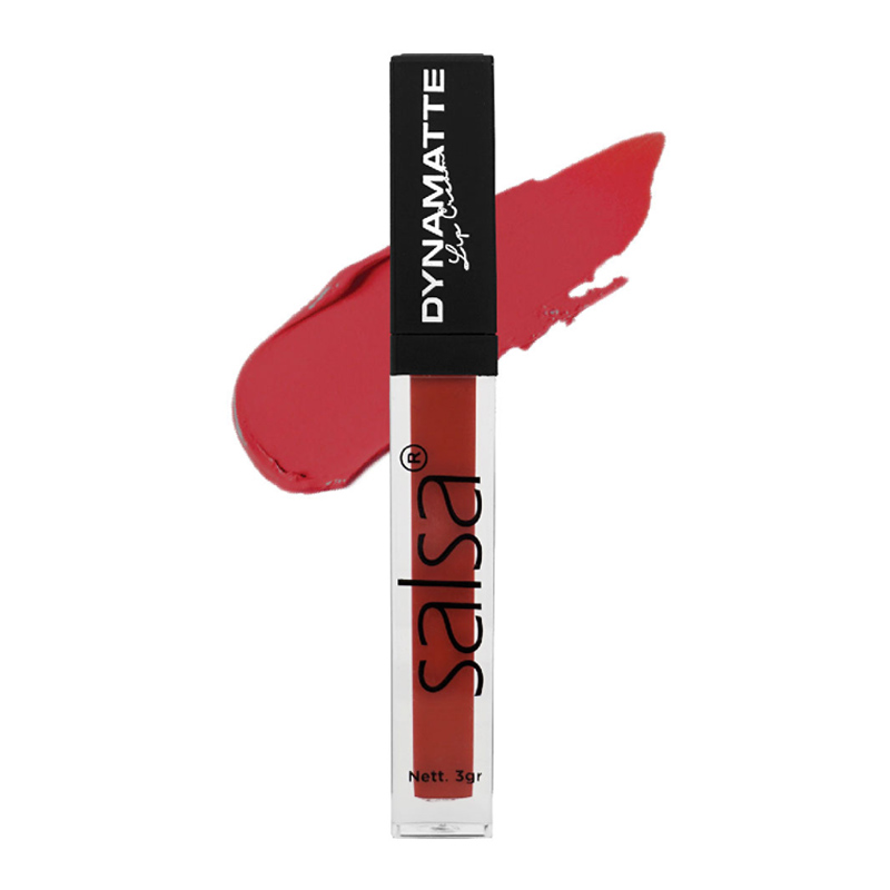 Salsa Cosmetics Dynamatte Lip Cream No.06 Passionate Red 5gr | Gogobli