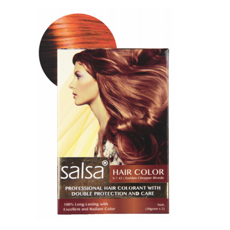 Salsa Cosmetics Hair Color S.743 Golden Chopper Blonde 30gr | Gogobli