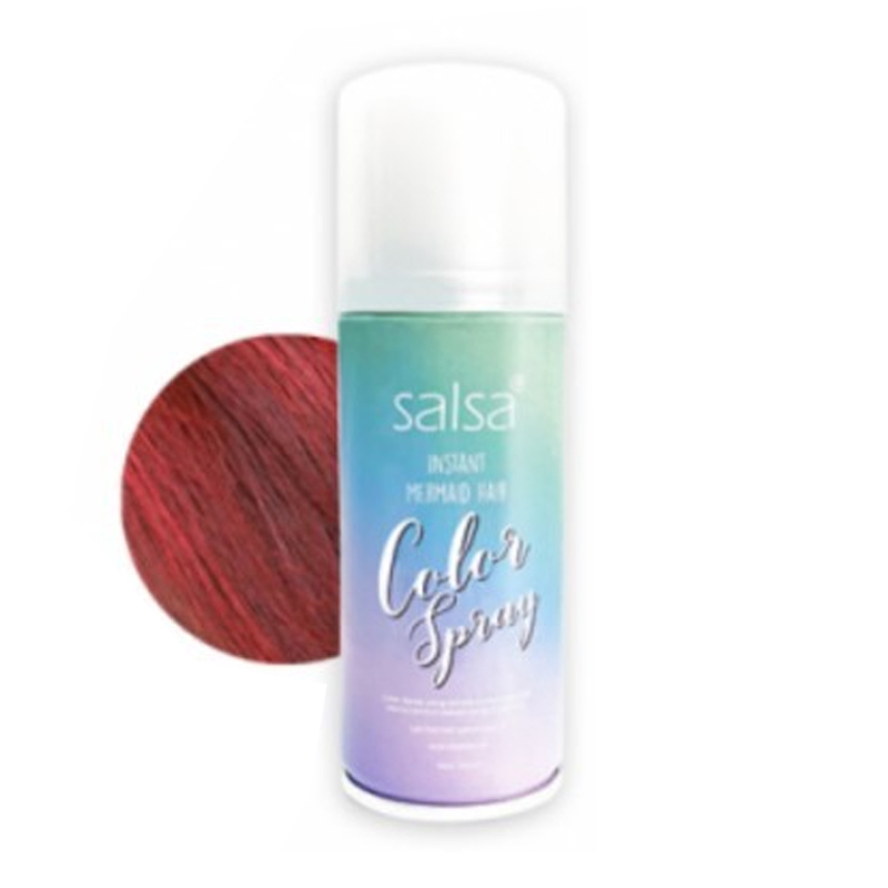 Salsa Cosmetics Instant Mermaid Hair Color Spray 02 Nemo (Red) 80ml | Gogobli