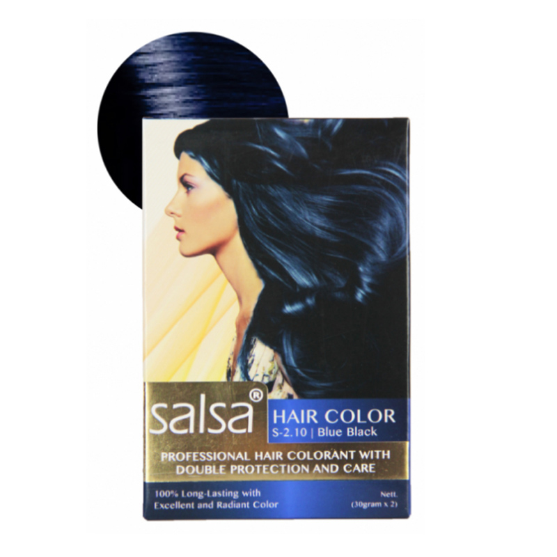 Salsa Cosmetics Hair Color S.210 Blue Black 30gr | Gogobli
