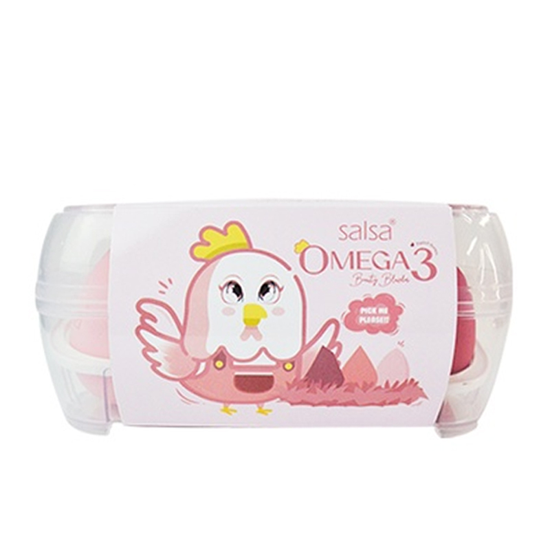 Salsa Cosmetics Omega 3 Beauty Blender Pastel Series | Gogobli