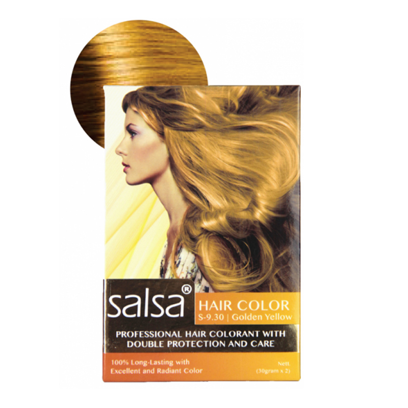 Salsa Cosmetics Hair Color S.930 Golden Yellow 30gr | Gogobli