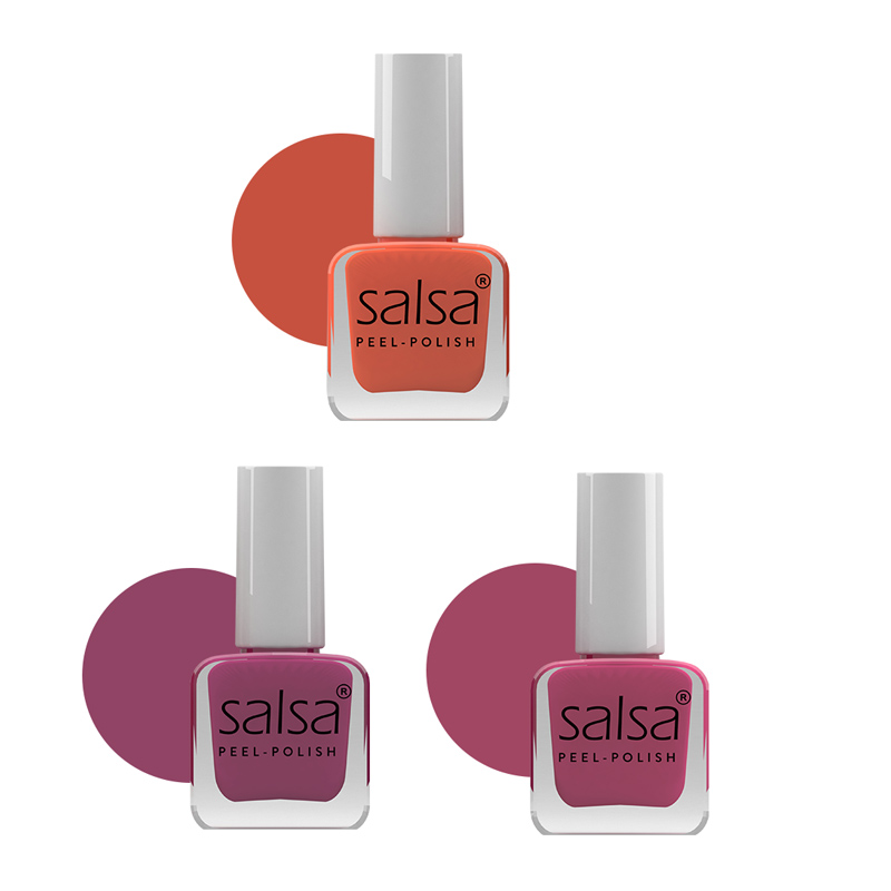 Salsa Cosmetics Kutek Peel Polish Salon Set (10ml @ 3pcs) | Gogobli