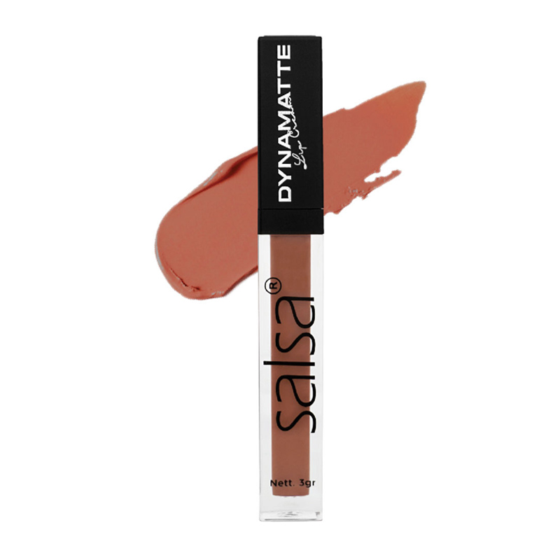 Salsa Cosmetics Dynamatte Lip Cream No.02 Baby Flamingo 5gr | Gogobli