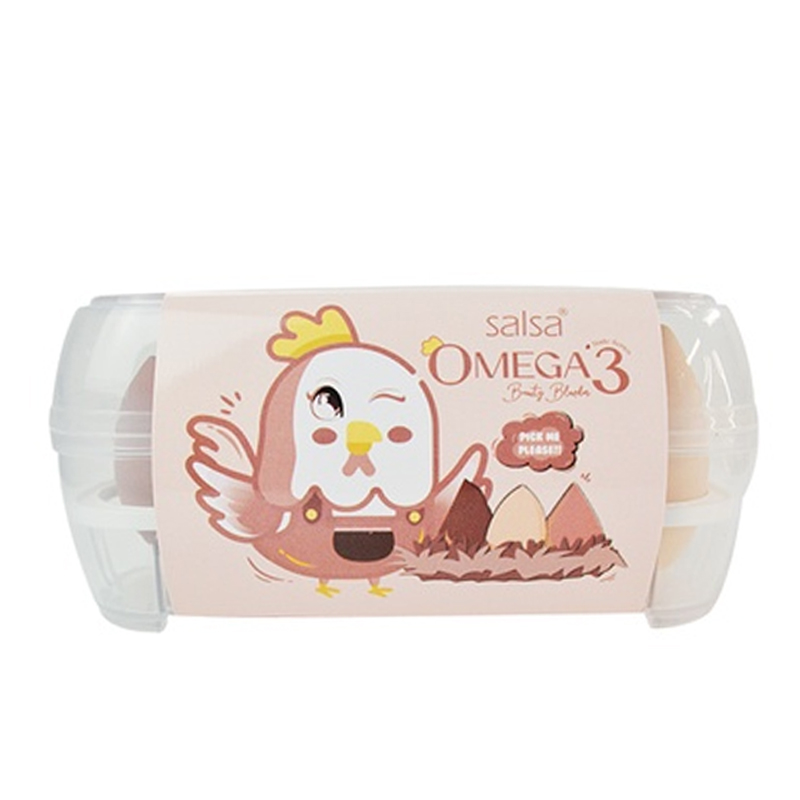 Salsa Cosmetics Omega 3 Beauty Blender Nude Series | Gogobli