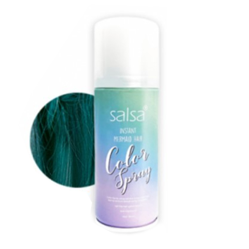 Salsa Cosmetics Instant Mermaid Hair Color Spray 03 Aqua (Powder Blue) 80ml | Gogobli