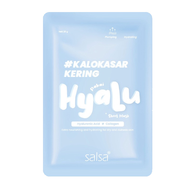 Salsa Cosmetics Sheet Mask Hyalu 20gr | Gogobli