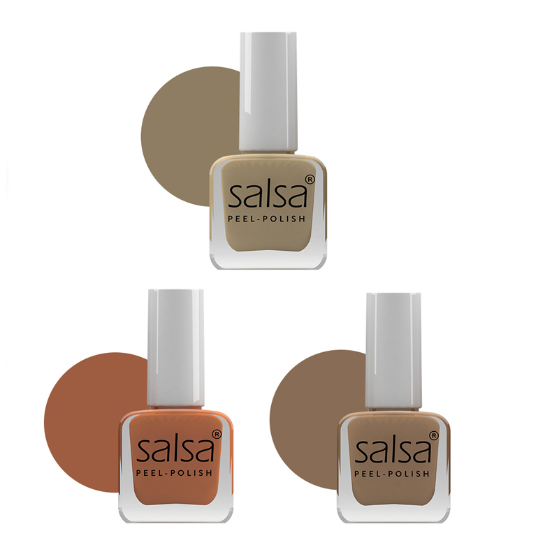Salsa Cosmetics Kutek Peel Polish Coffee Set (10ml @ 3pcs) | Gogobli